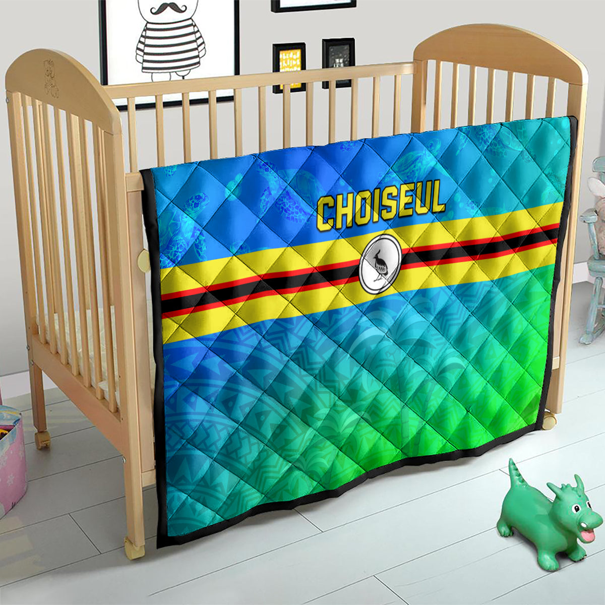 Solomon Islands Choiseul Province Day Quilt Sea Turtle Tribal Pattern LT05 - Polynesian Pride