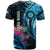 Personalised FSM Culture Day T Shirt Tropical Flowers Tribal Pattern LT05 - Polynesian Pride