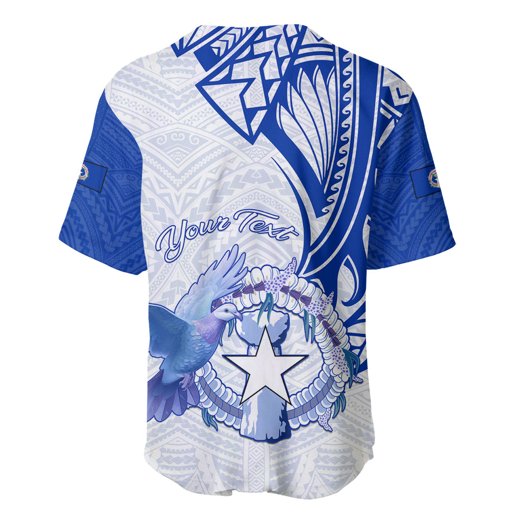 Personalised Northern Mariana Islands Commonwealth Day Baseball Jersey Simple Style LT05 - Polynesian Pride