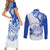 Personalised Northern Mariana Islands Commonwealth Day Couples Matching Short Sleeve Bodycon Dress and Long Sleeve Button Shirt Simple Style LT05 - Polynesian Pride