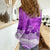 Personalised Pasifika Festival Women Casual Shirt Violet Tropical Turtle LT05 - Polynesian Pride