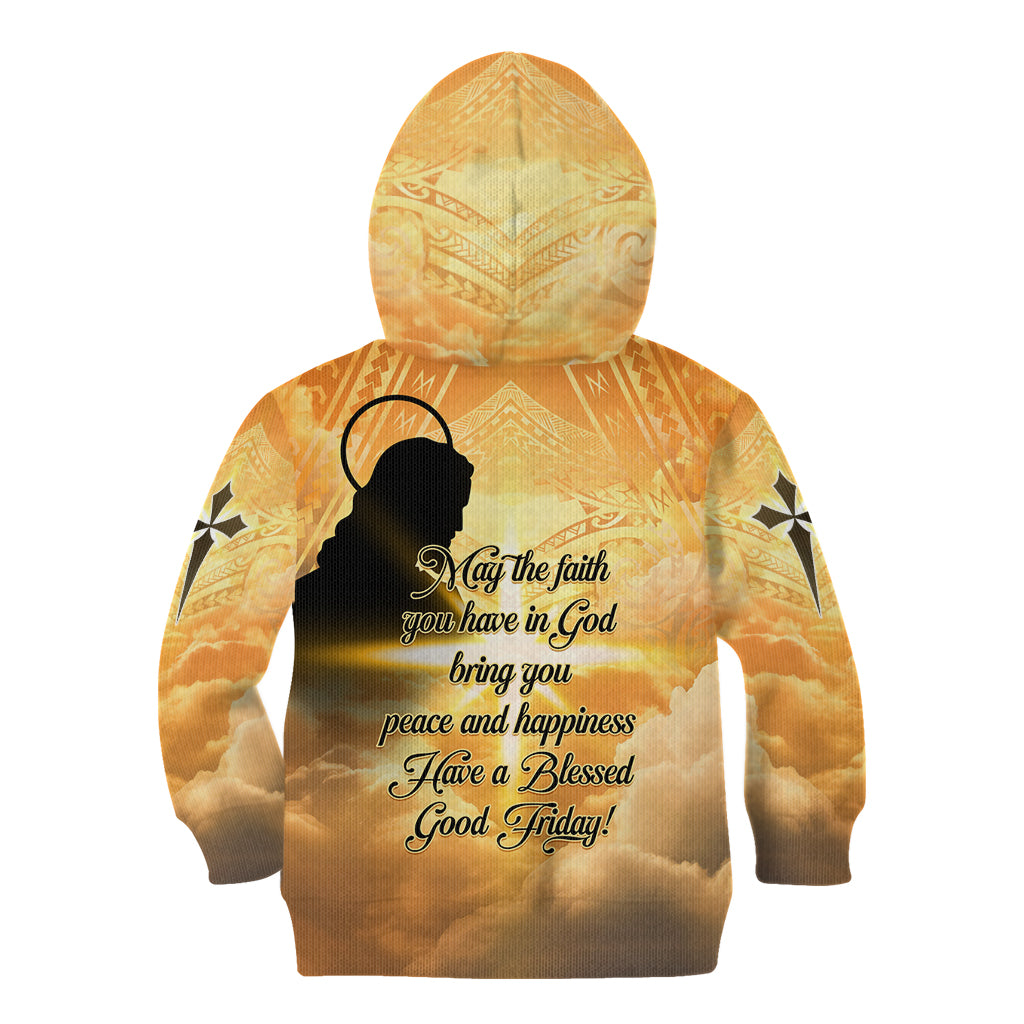Happy Good Friday Kid Hoodie God Will Bless You LT05 - Polynesian Pride