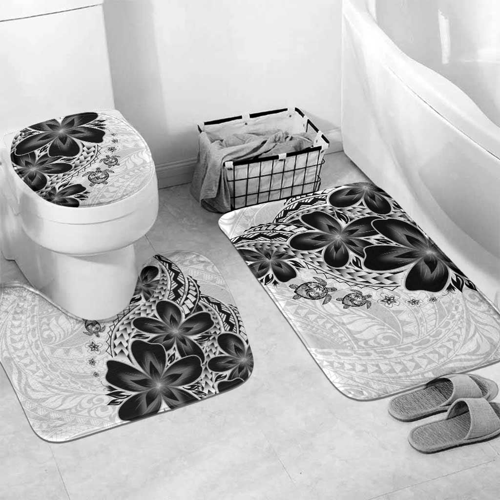 Polynesia Romantic Valentine Bathroom Set Sea Turtle Couple With White Plumeria