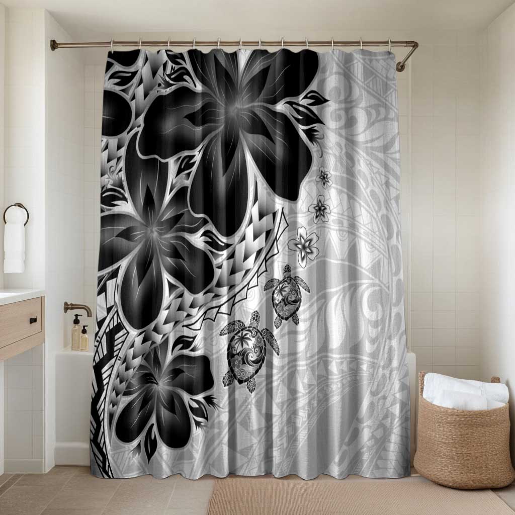 Polynesia Romantic Valentine Bathroom Set Sea Turtle Couple With White Plumeria