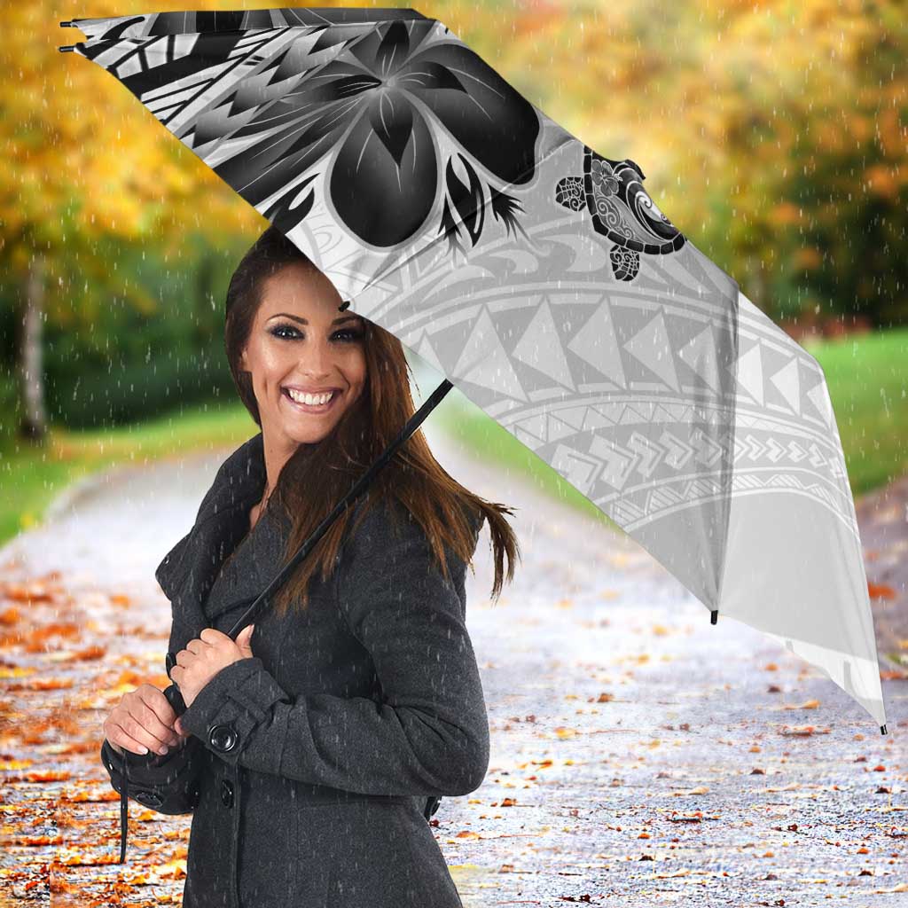 Polynesia Romantic Valentine Umbrella Sea Turtle Couple With White Plumeria LT05 - Polynesian Pride