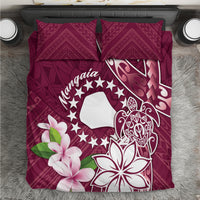Cook Island Mangaia Gospel Day Bedding Set Floral Tribal Pattern