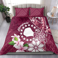 Cook Island Mangaia Gospel Day Bedding Set Floral Tribal Pattern
