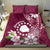 Cook Island Mangaia Gospel Day Bedding Set Floral Tribal Pattern