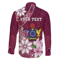 Personalised Cook Island Mangaia Gospel Day Family Matching Summer Maxi Dress and Hawaiian Shirt Floral Tribal Pattern