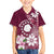 Personalised Cook Island Mangaia Gospel Day Kid Hawaiian Shirt Floral Tribal Pattern