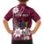 Personalised Cook Island Mangaia Gospel Day Kid Hawaiian Shirt Floral Tribal Pattern