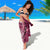 Cook Island Mangaia Gospel Day Sarong Floral Tribal Pattern