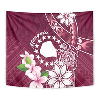 Cook Island Mangaia Gospel Day Tapestry Floral Tribal Pattern