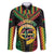 Vanuatu 45th Anniversary Independence Day Family Matching Mermaid Dress and Hawaiian Shirt Melanesian Warrior With Sand Drawing Pattern LT05