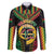 Vanuatu 45th Anniversary Independence Day Family Matching Puletasi and Hawaiian Shirt Melanesian Warrior With Sand Drawing Pattern LT05