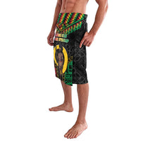 Vanuatu 45th Anniversary Independence Day Lavalava Melanesian Warrior With Sand Drawing Pattern LT05