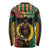 Vanuatu 44th Anniversary Independence Day Long Sleeve Shirt Melanesian Warrior With Sand Drawing Pattern