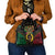 Vanuatu 45th Anniversary Independence Day Shoulder Handbag Melanesian Warrior With Sand Drawing Pattern LT05