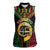 Vanuatu 45th Anniversary Independence Day Women Sleeveless Polo Shirt Melanesian Warrior With Sand Drawing Pattern LT05
