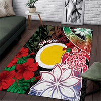 Vanuatu Shefa Day Area Rug Floral Pattern