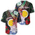 Personalised Vanuatu Shefa Day Baseball Jersey Floral Pattern