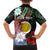 Personalised Vanuatu Shefa Day Family Matching Long Sleeve Bodycon Dress and Hawaiian Shirt Floral Pattern