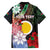 Personalised Vanuatu Shefa Day Family Matching Long Sleeve Bodycon Dress and Hawaiian Shirt Floral Pattern