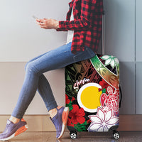 Vanuatu Shefa Day Luggage Cover Floral Pattern LT05 - Polynesian Pride