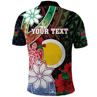 Personalised Vanuatu Shefa Day Polo Shirt Floral Pattern
