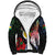 Personalised Vanuatu Shefa Day Sherpa Hoodie Floral Pattern