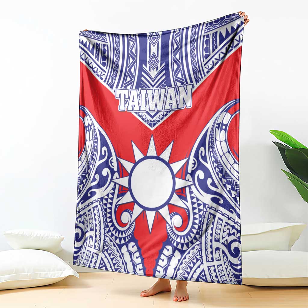 Taiwan Blanket Austronesian Tribal Tattoo Red - Polynesian Pride