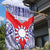 Taiwan Garden Flag Austronesian Tribal Tattoo Red - Polynesian Pride