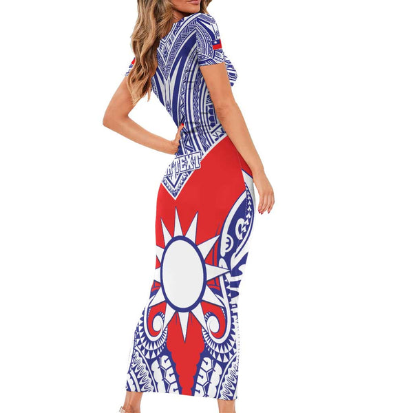 Tribal Skull Bodycon Dress