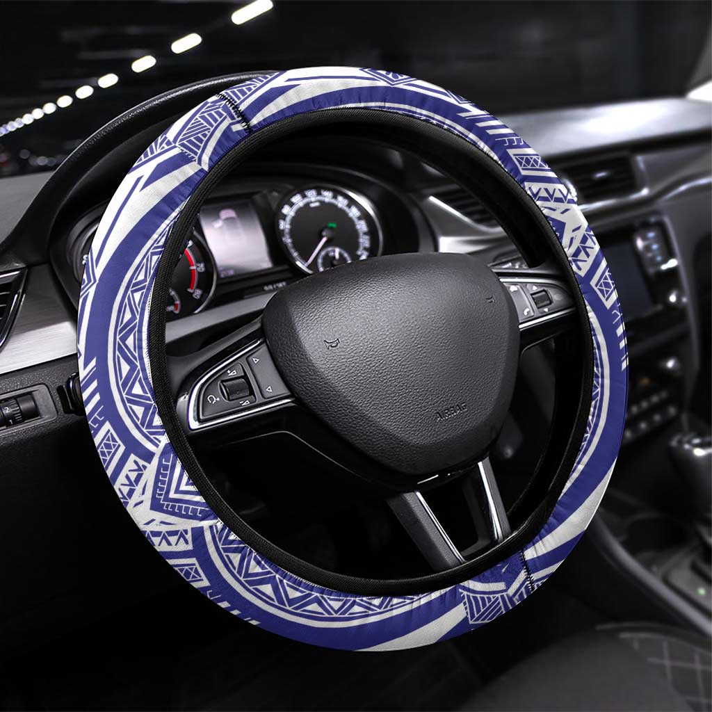 Taiwan Steering Wheel Cover Austronesian Tribal Tattoo Red LT05 Universal Fit Red - Polynesian Pride