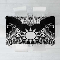 Taiwan Tablecloth Austronesian Tribal Tattoo Black - Polynesian Pride