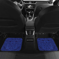 Tokelau Happy Tokehega Day Car Mats Polynesian Tribal Tattoo LT05 Set 2pcs - Back Blue - Polynesian Pride