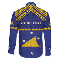 Personalised Tokelau Happy Tokehega Day Family Matching Long Sleeve Bodycon Dress and Hawaiian Shirt Polynesian Tribal Tattoo