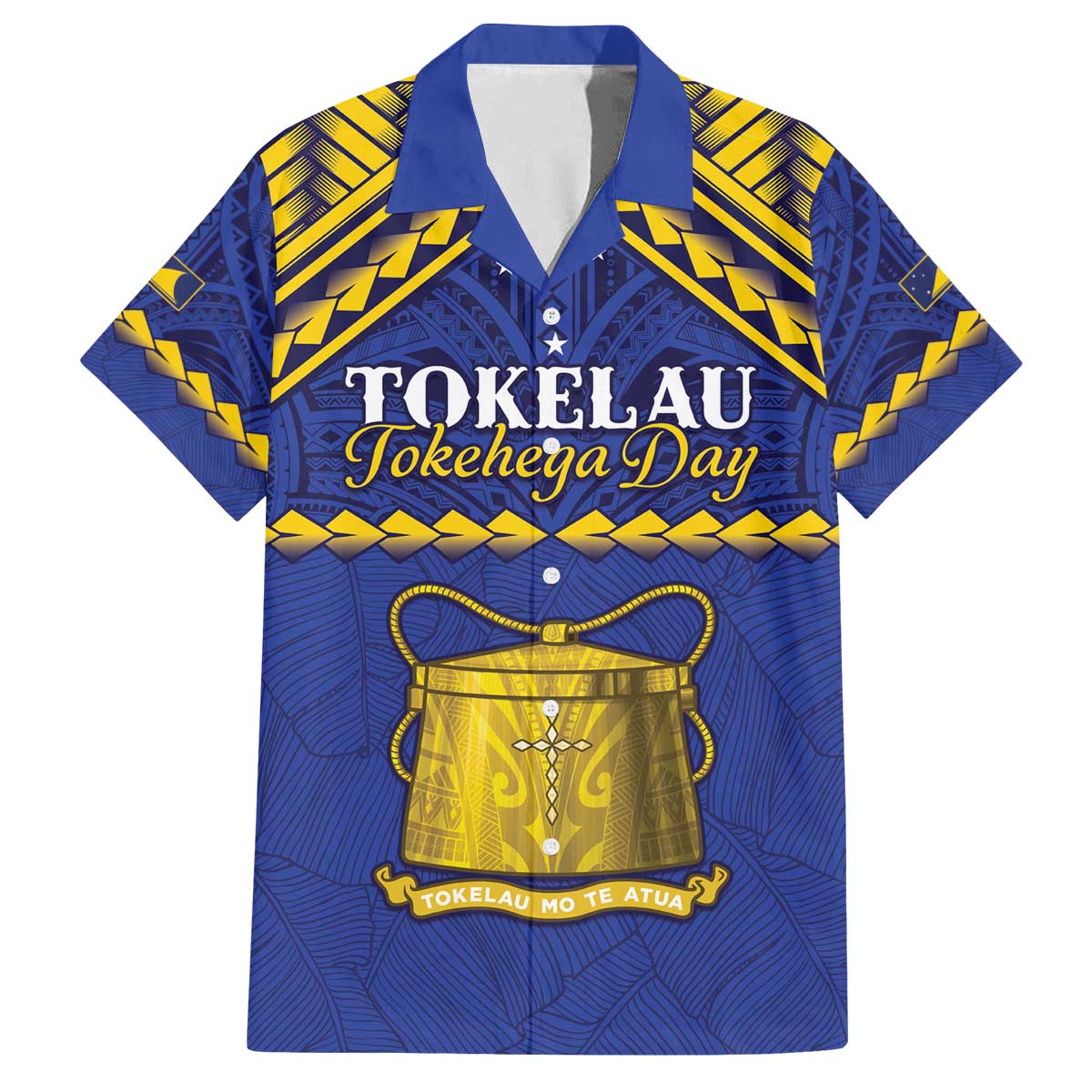 Personalised Tokelau Happy Tokehega Day Family Matching Puletasi and Hawaiian Shirt Polynesian Tribal Tattoo