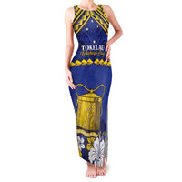 Personalised Tokelau Happy Tokehega Day Family Matching Tank Maxi Dress and Hawaiian Shirt Polynesian Tribal Tattoo
