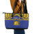 Tokelau Happy Tokehega Day Leather Tote Bag Polynesian Tribal Tattoo