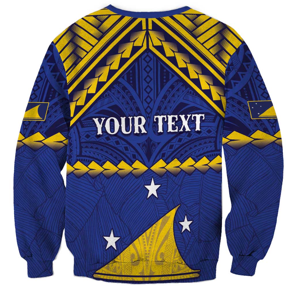 Personalised Tokelau Happy Tokehega Day Sweatshirt Polynesian Tribal Tattoo