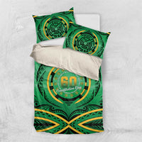 Cook Islands Constitution Day Bedding Set 60th Anniversary - Polynesian Pride