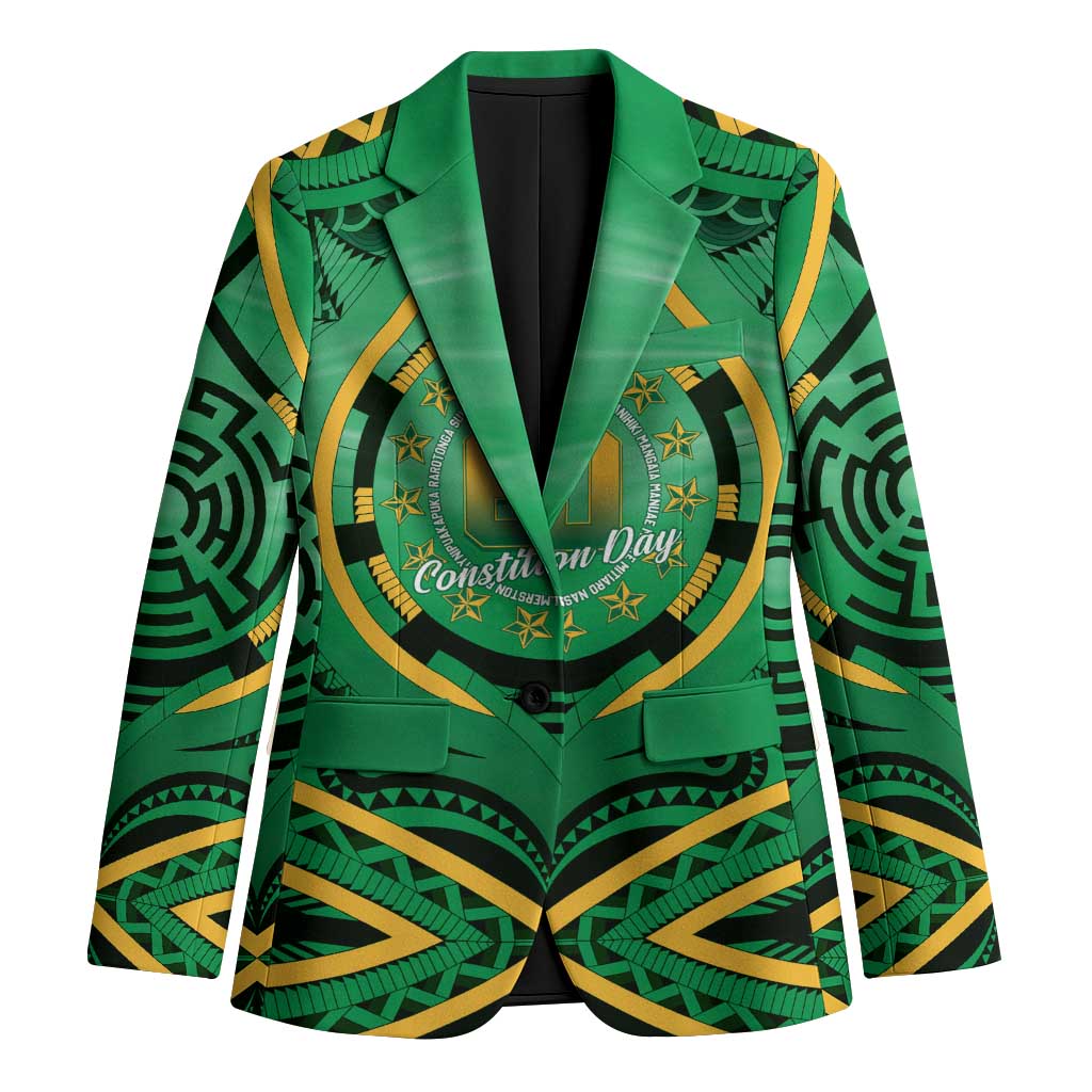 Cook Islands Constitution Day Blazer 60th Anniversary - Polynesian Pride