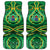 Cook Islands Constitution Day Car Mats 60th Anniversary - Polynesian Pride