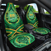 Cook Islands Constitution Day Car Seat Cover 60th Anniversary - Polynesian Pride