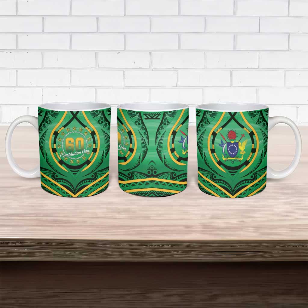 Cook Islands Constitution Day Ceramic Mug 60th Anniversary - Polynesian Pride