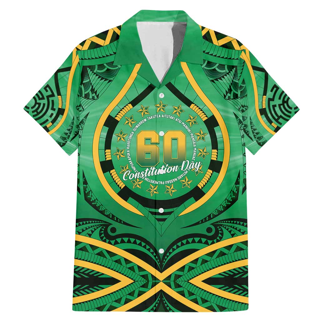 Cook Islands Constitution Day Family Matching Mermaid Dress and Hawaiian Shirt 60th Anniversary - Polynesian Pride