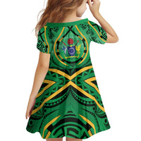 Cook Islands Constitution Day Family Matching Off Shoulder Short Dress and Hawaiian Shirt 60th Anniversary - Polynesian Pride