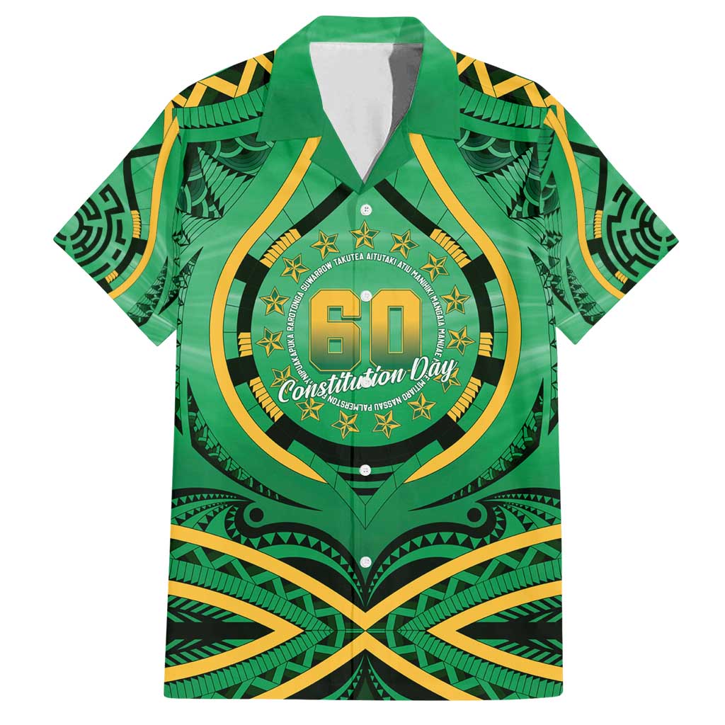 Cook Islands Constitution Day Family Matching Puletasi and Hawaiian Shirt 60th Anniversary - Polynesian Pride