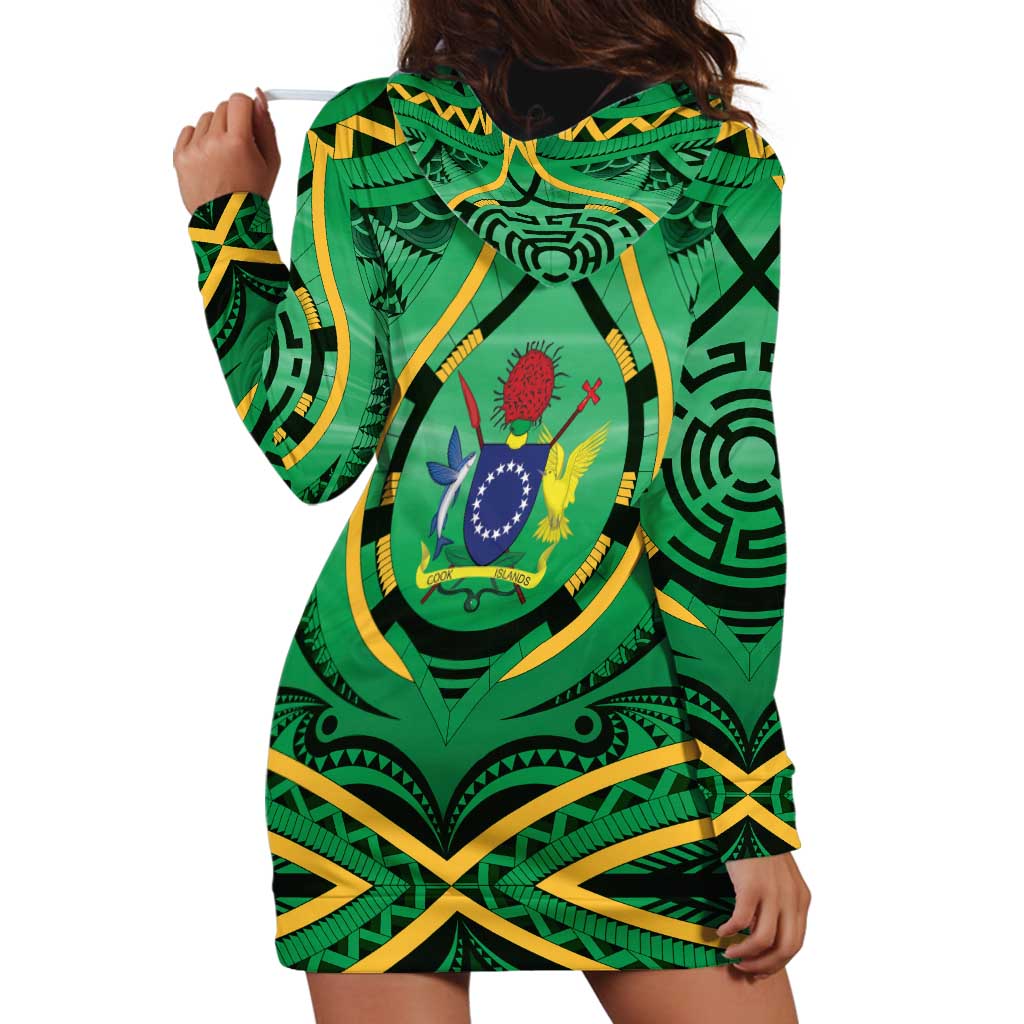 Cook Islands Constitution Day Hoodie Dress 60th Anniversary - Polynesian Pride